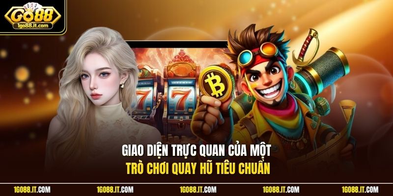 Giao diện trực quan của một trò chơi quay hũ tiêu chuẩn