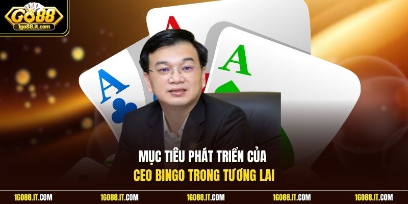 Mục tiêu phát triển của CEO Bingo trong tương lai